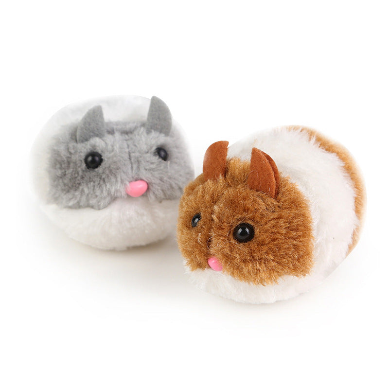 Topolino Vibrante in Peluche per Gatti