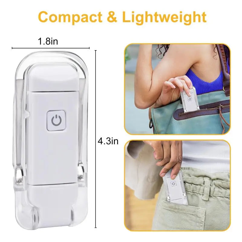 Lampada da Lettura LED Ricaricabile USB con Protezione Occhi