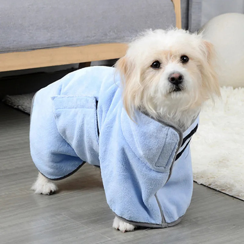 Accappatoio per Cani in Microfibra ad Asciugatura Rapida