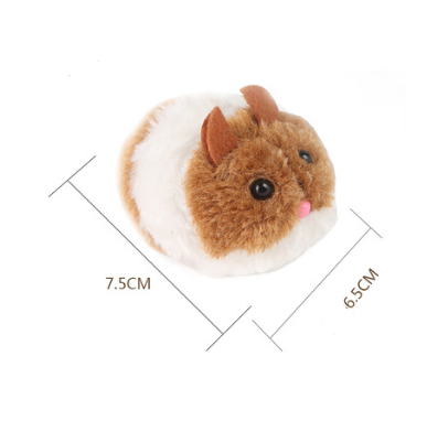 Topolino Vibrante in Peluche per Gatti