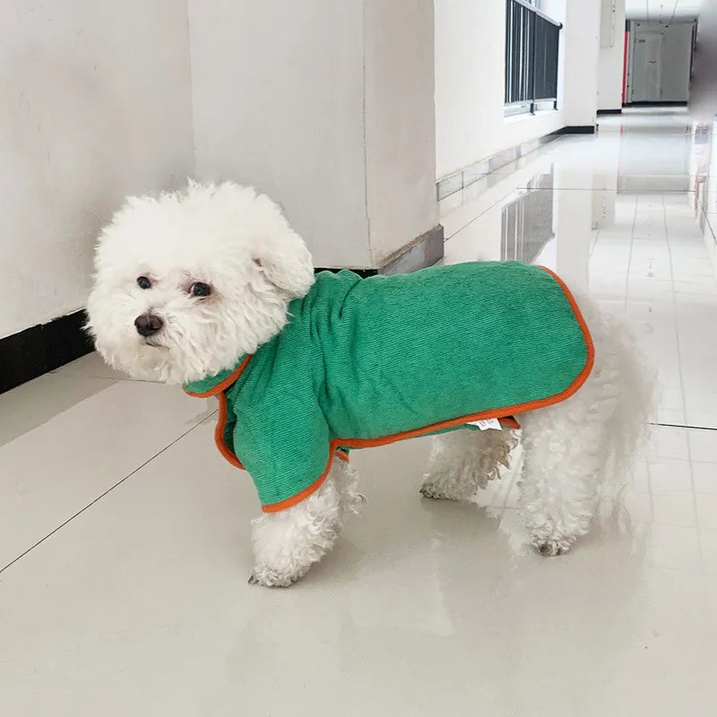 Accappatoio per Cani in Microfibra ad Asciugatura Rapida