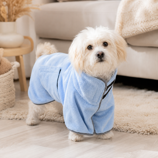 Accappatoio per Cani in Microfibra ad Asciugatura Rapida