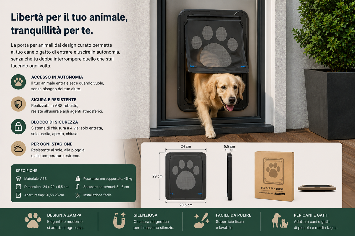 Porta per Animali Anti-Graffio