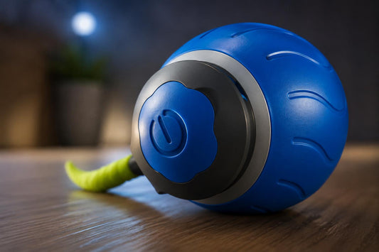 Pallina Smart Interattiva per Gatti – USB Ricaricabile
