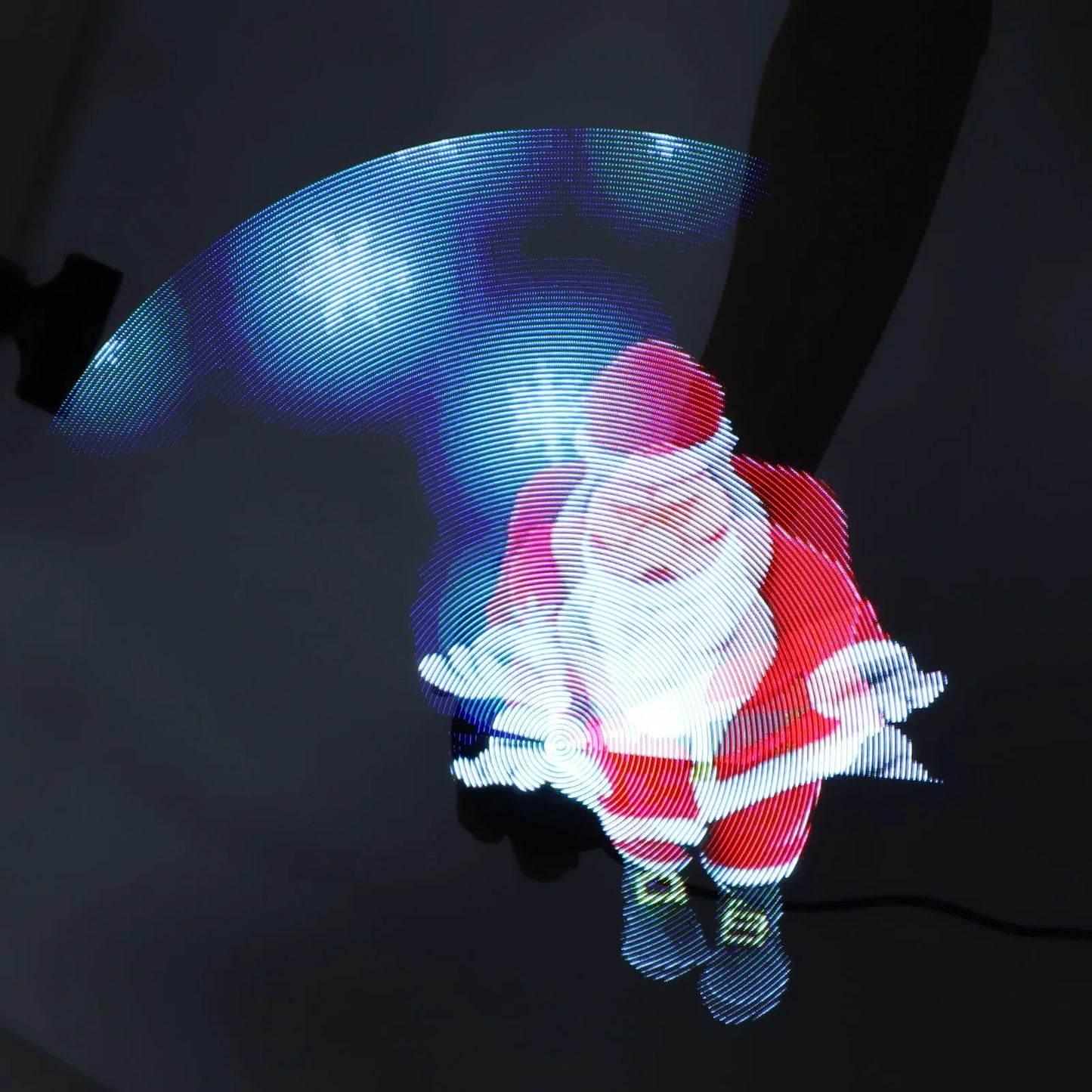 Ventola Olografica 3D con 224 LED