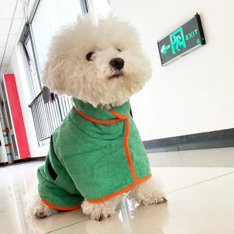 Accappatoio per Cani in Microfibra ad Asciugatura Rapida